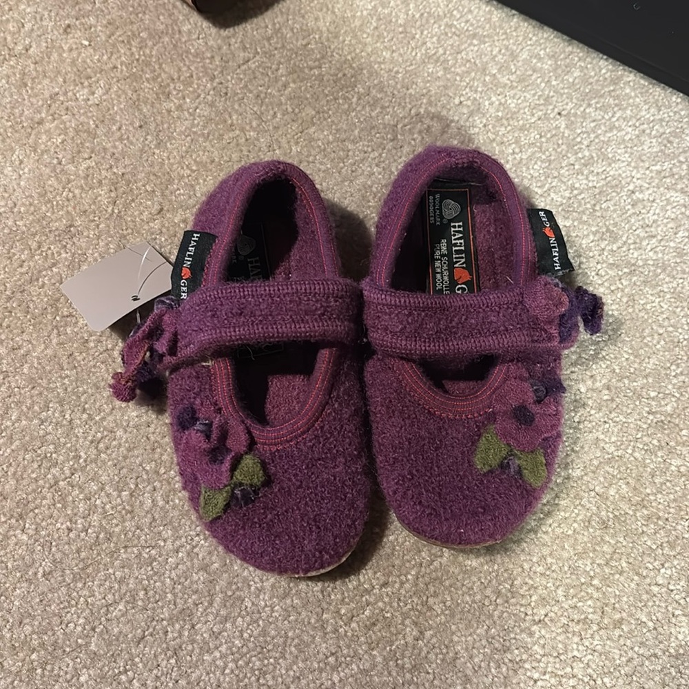 Haflinger Pure Wool Kids Slippers